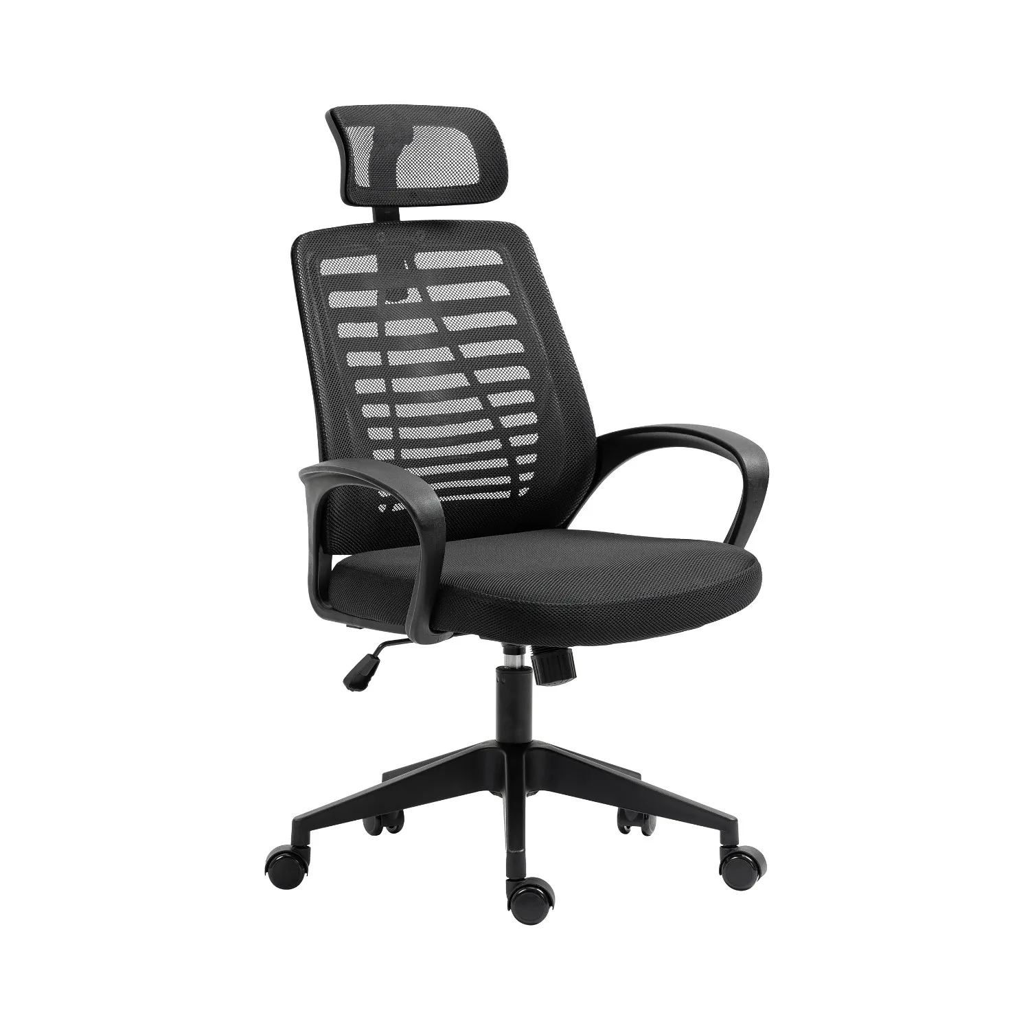 7H SEVEN HOUSE - Silla de Escritorio Ergonómica TaskMaster Pro, Reposacabezas, Respaldo Transpirable, Altura Ajustable, Reclinable, Soporte Lumbar, 