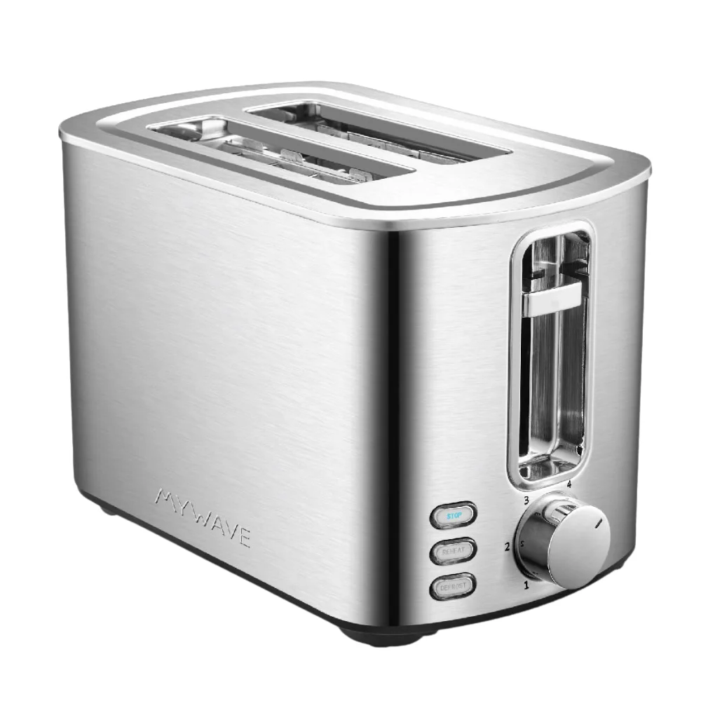 MyWave MWTOS-CDI short toaster double slot Inox