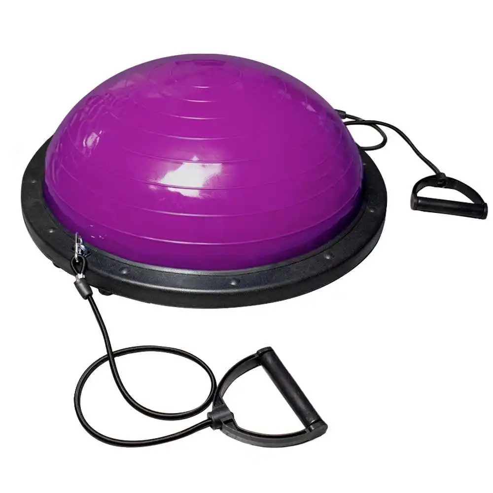 Ociodual Balance Trainer 58cm Violet Bos Balance Trainer Fitball Fitness Ball Pilates With Adult Unisex Inflator