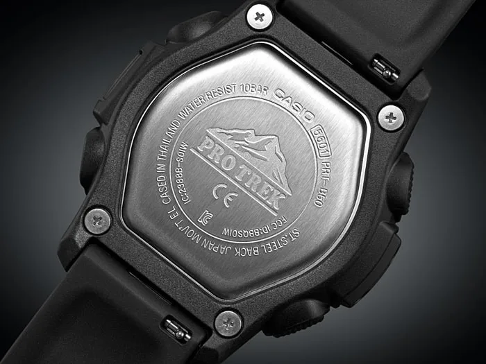 Casio pro-trek prt-b50-1jf jdm men's bluetooth mountaineering watch barometer altimeter