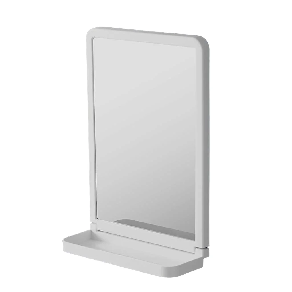 ZYLX SHOPPING – Espejo Rectangular con Ventosa Bathlux | Espejo de Baño Portátil sin Taladro
