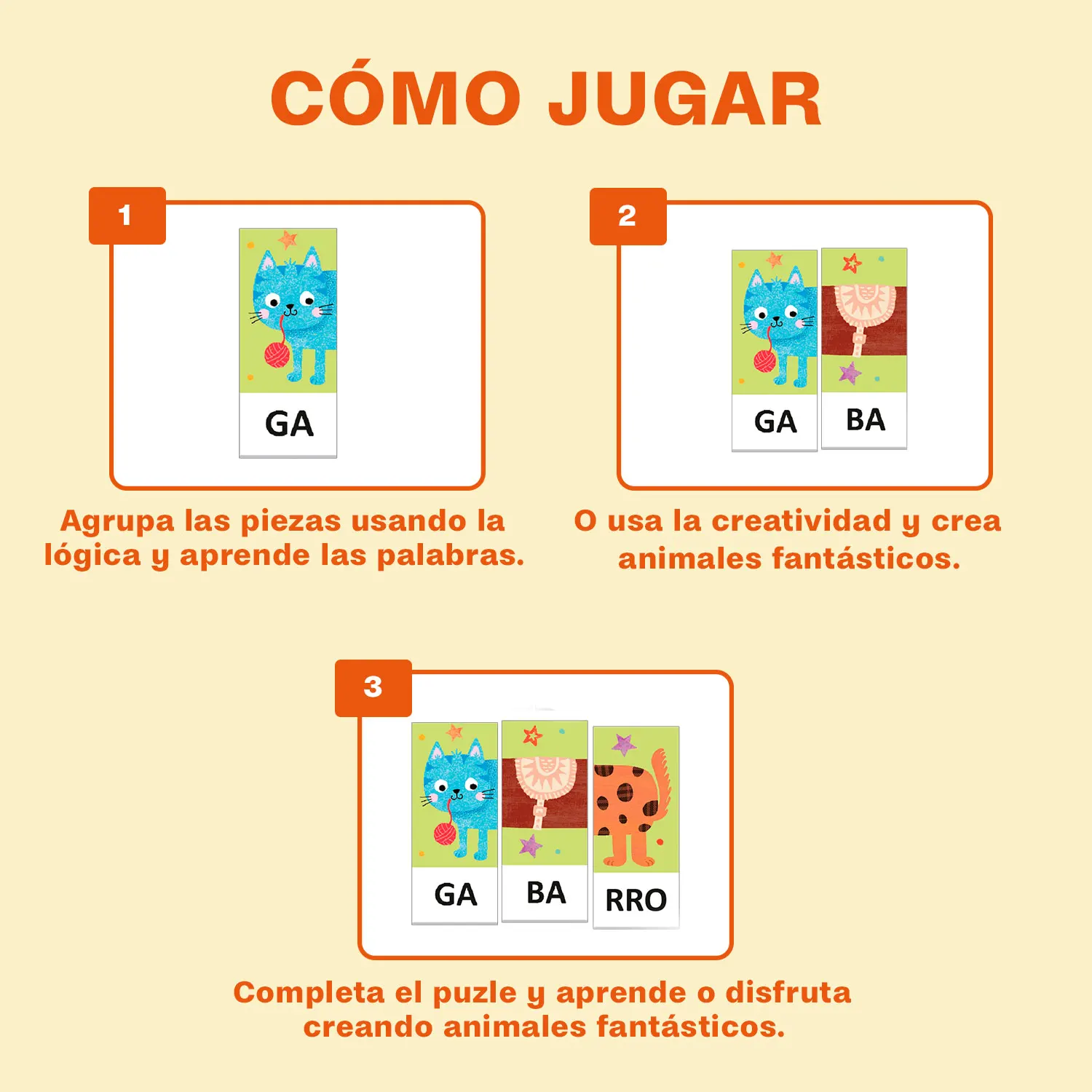 Headu - fantasilabas |   Educational games for children 4 years or older |    Board games children 4 years to 7 |   Learn to read |   Children's games |   Child gift 4 years or older
