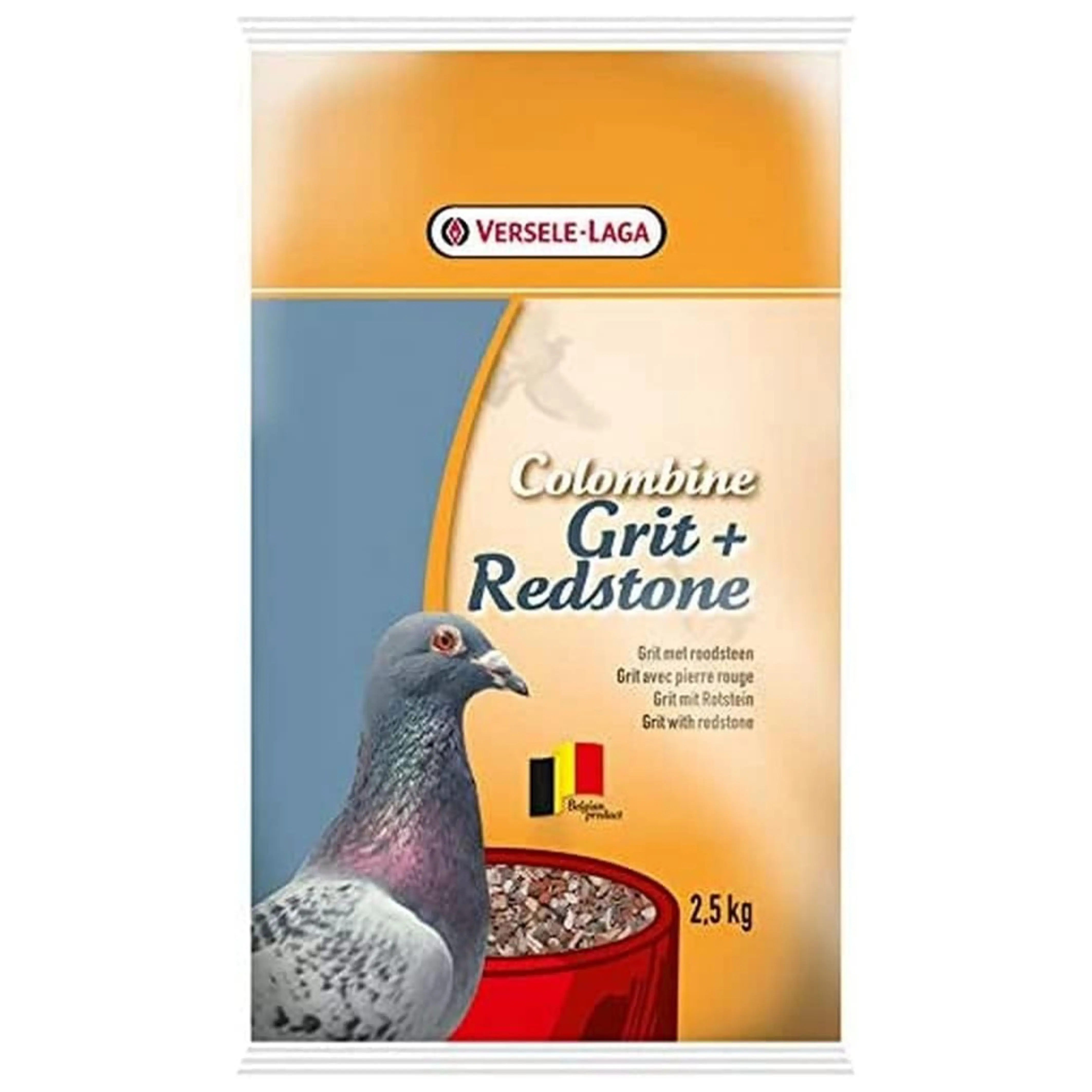 Grit Palomas 2.5 kg o 20 kg - Colombine Grit Redstone - Grit Palomas Piedra Roja - Versele Laga