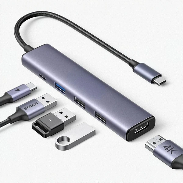 DOKI Hub Ethernet USB 3.0 1000Mbps Concentrador RJ45 con 3 Puertos Adaptador de Red LAN Gigabit Convertidor Carcasa de Aluminio Cable Trenzado Plug y Play en Windows 11 10 8 Mac OS