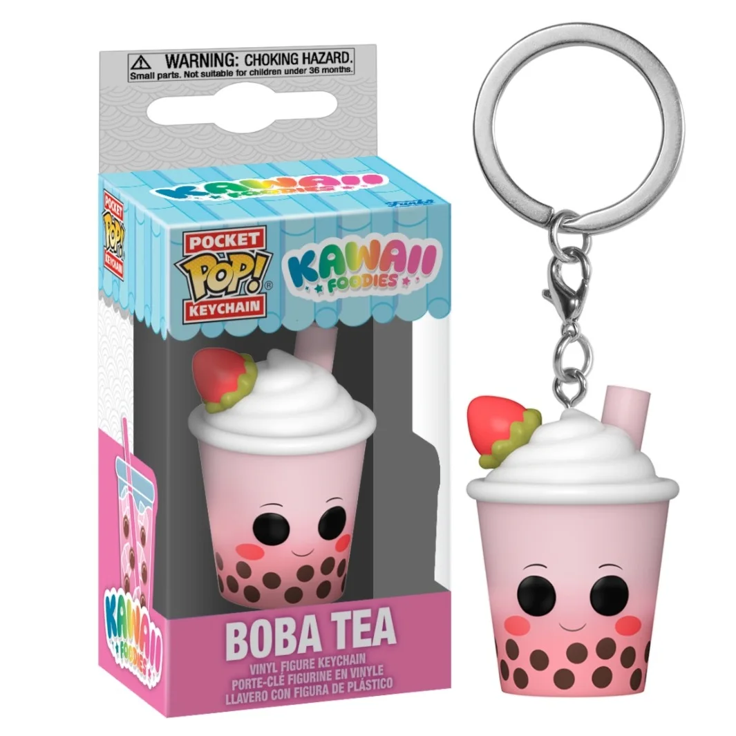 FUNKO POP! KEYCHAIN: KAWAII POCKET – TÉ DE BURBUJAS, 86726, TIENDA CON LICENCIA OFICIAL