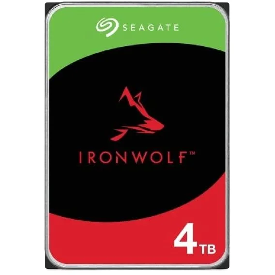 Seagate Technology Compatible with IronWolf ST4000VN006 - Festplatte - 4 TB - SATA 6 Gb/s, Black