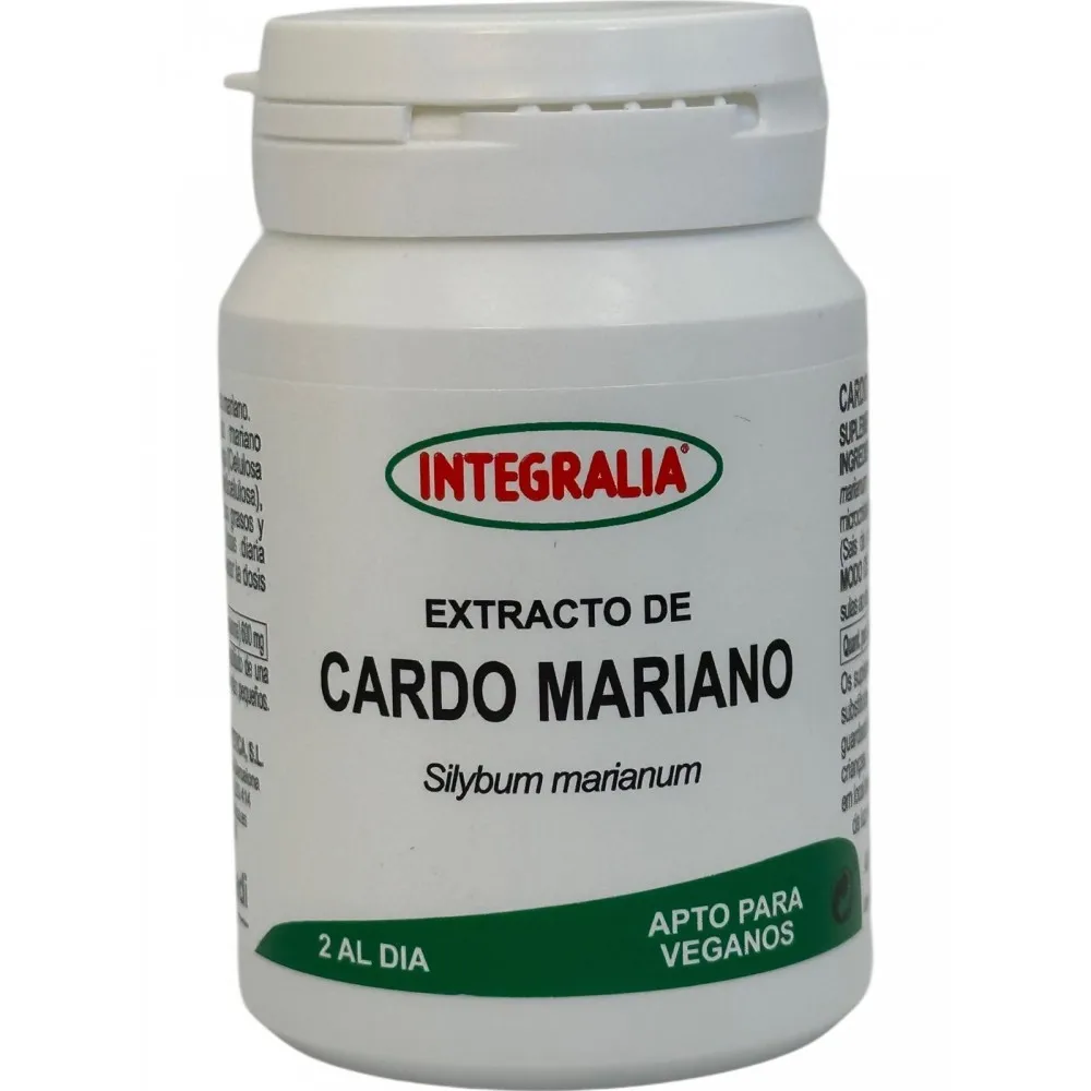 Cardo Mariano en extracto seco (silybum marianum) 60 cápsulas de Integralia