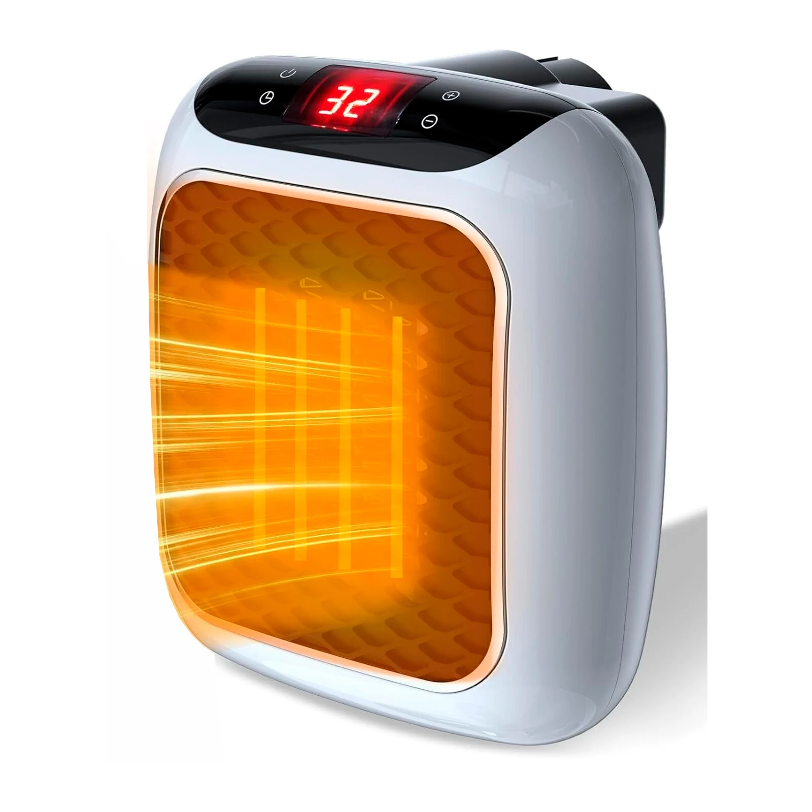 800W Wall electric heater | 400W/800W portable smart heater with adjustable thermostat and timer, overheating protection, LED display | Brand RevolutionLine