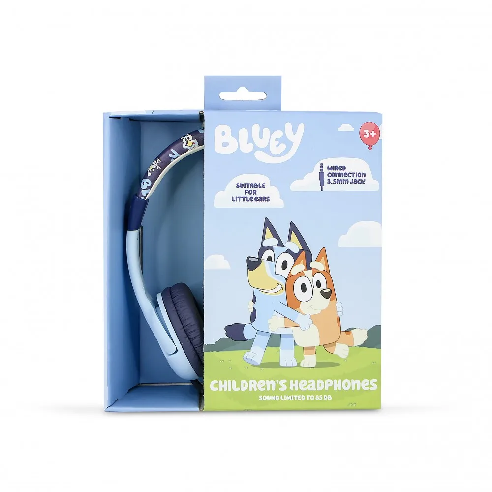 AURICULARES INFANTILES CON CABLE BLUEY LIMITADOS EN VOLUMEN DE COLOR AZUL OTL Technologies