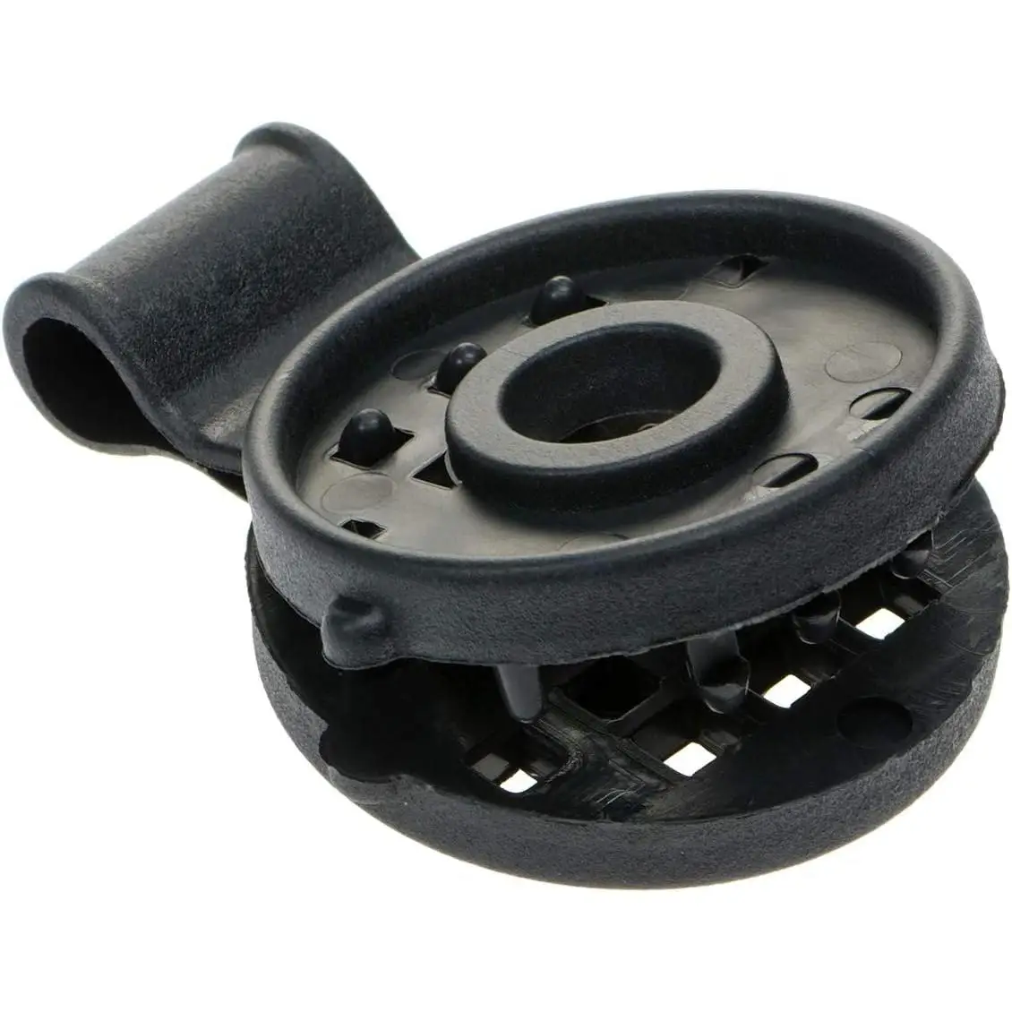 Pinzas de plástico clips para sujeción de mallas de ocultación, brezo, telas, vallas de su jardín. Bolsas de grapas cierra fácil color negro, varios packs.