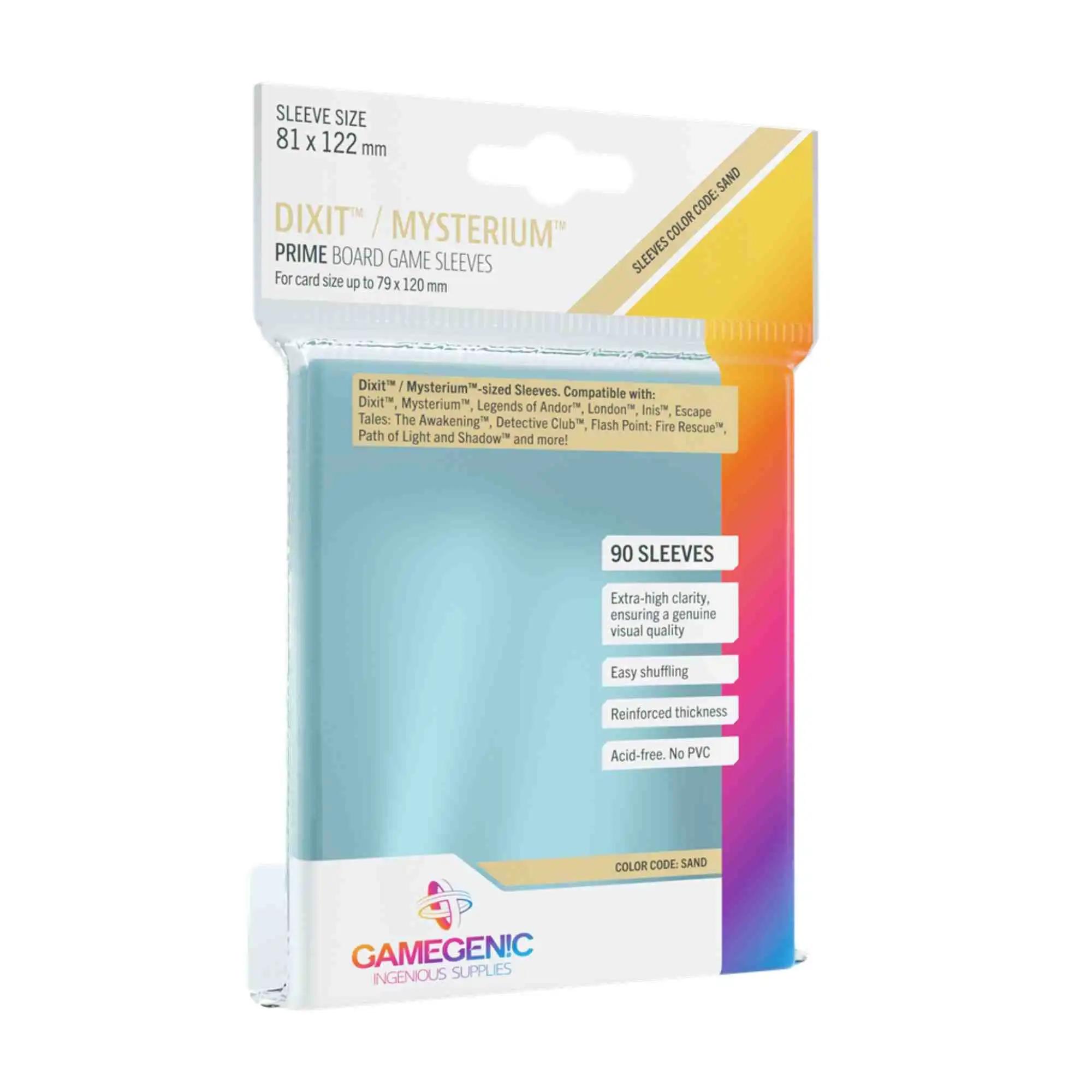 Asmodee Gamegenic Fundas Prime Dixit Sleeves 81x122mm (90) (GGS10040ML)