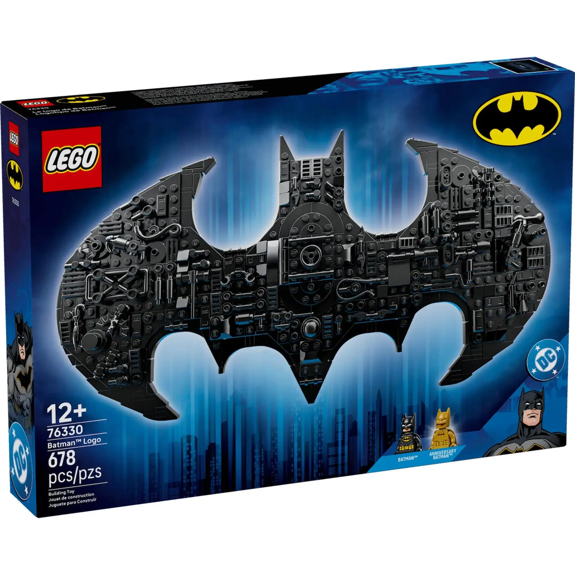 lego lego dc batman logotipo de batman 76330