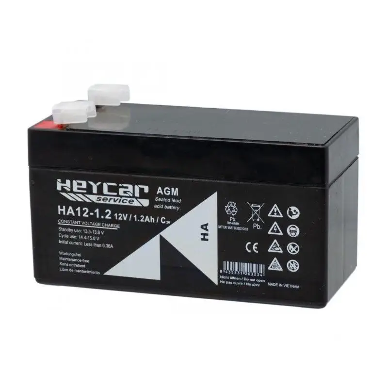 Batería HEYCAR | AGM | 12V | 1.2Ah | HA12-1.2 HEY