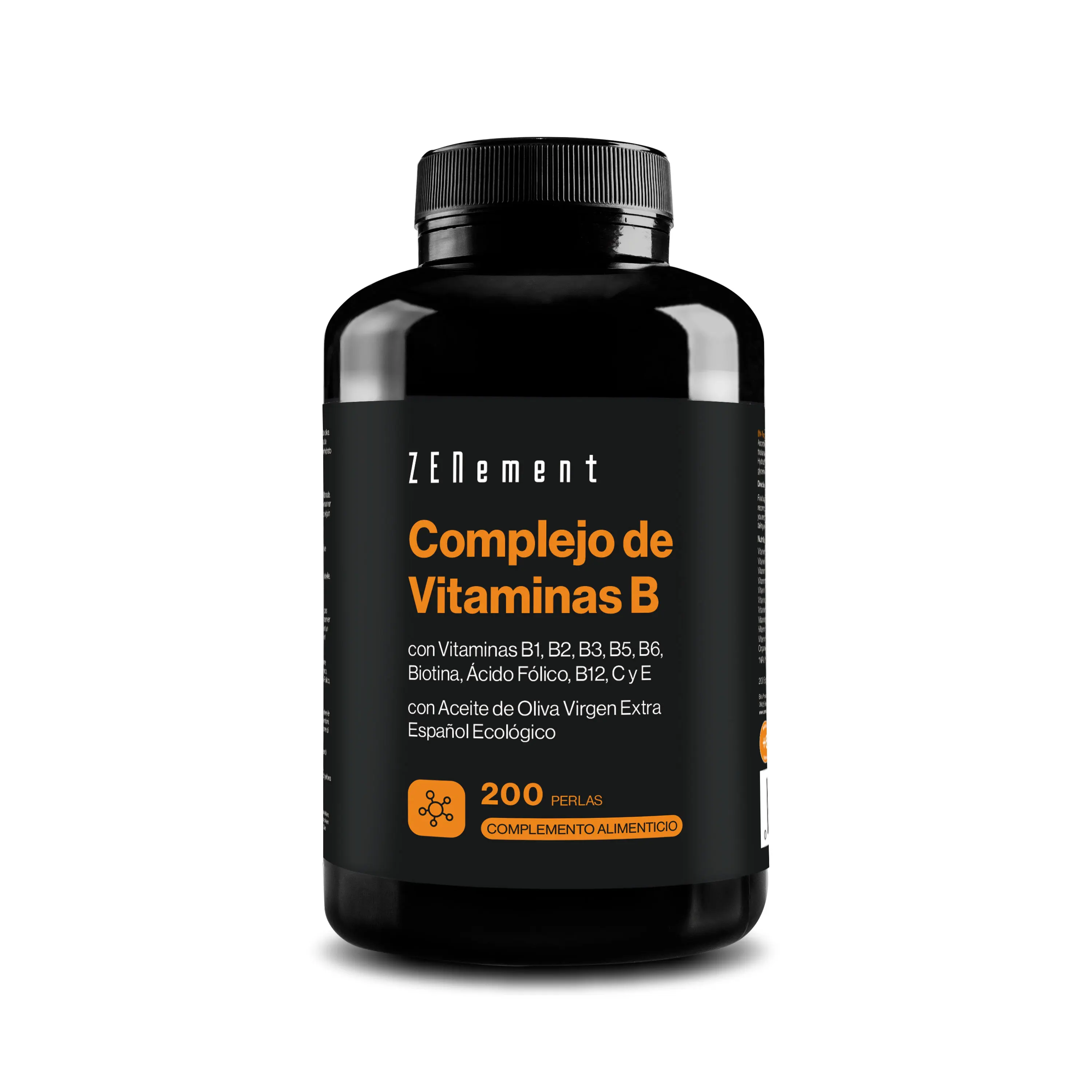 Vitamin b complex with vitamins b1, b2, b3, b5, b6, biotin, folic acid, b12, c and e - 200 zenement soft capsules #1