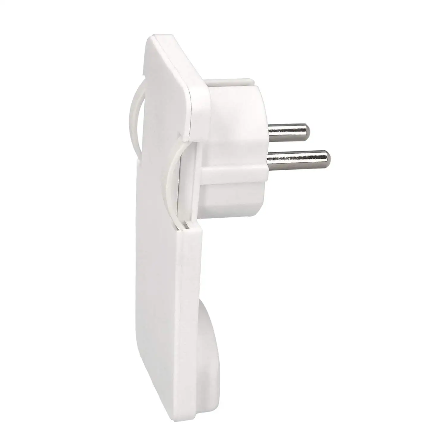 Maurer MAURER Clavija Enchufe Ultraplano 7 Mm. con Asas De Extraccion 16 A - 250 V. Tras Muebles, 3 Cables, Toma Schuko
