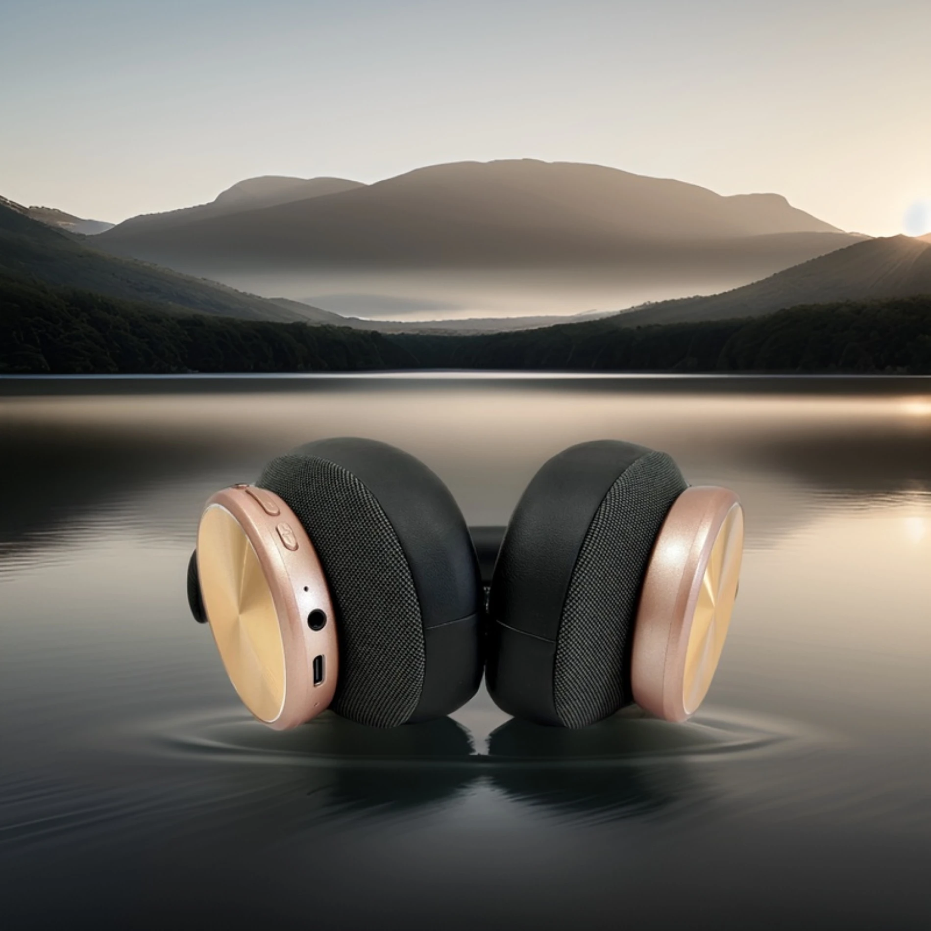 Auriculares de Bluetooth Cascos Inalámbricos de Diadema Wireless Headphone Over Ear con Cancelación de Ruido 40H TEISCHE 5