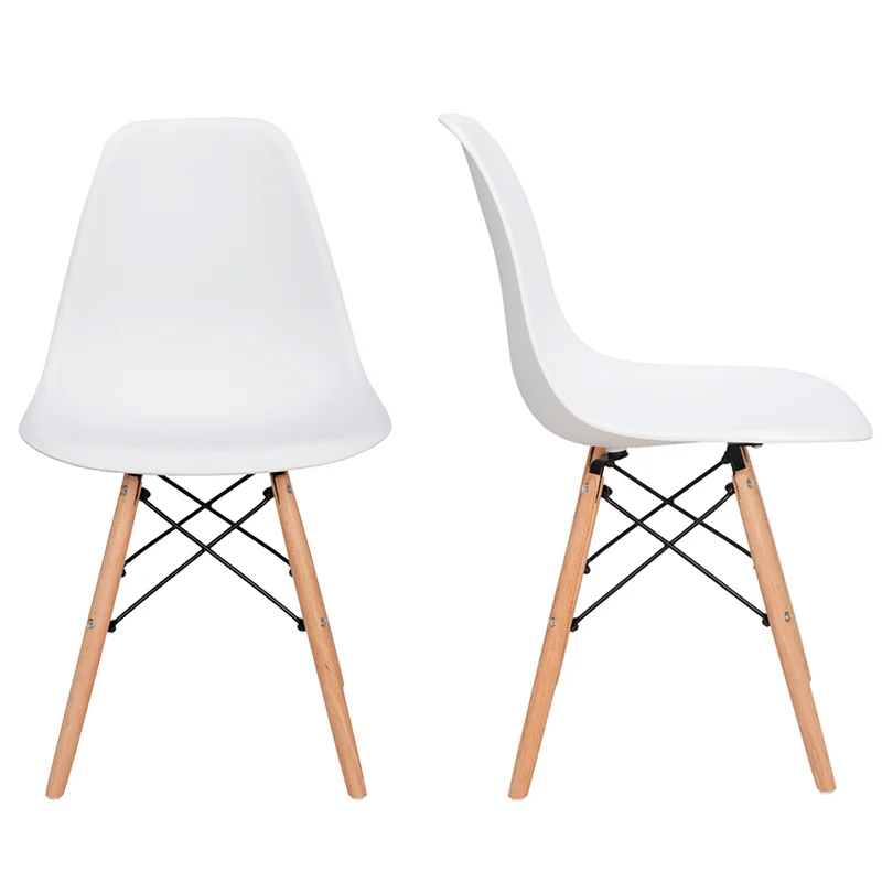 Pack de 4 sillas Dinamarca - Estilo nórdico - Patas de Madera - Varios colores.