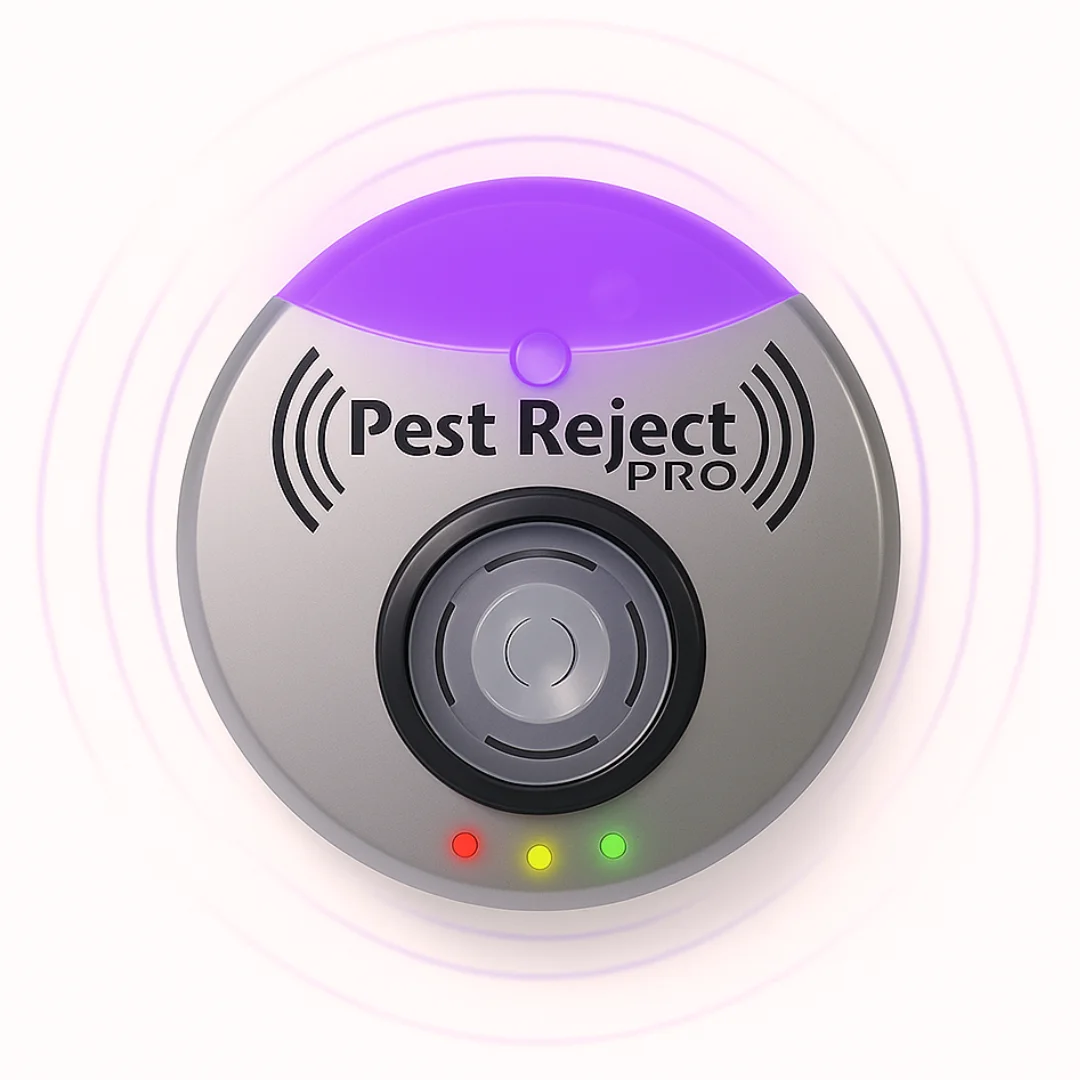 Pest Reject PRO, Ahuyentador Ultrasónico de Insectos - Cubre 300m2