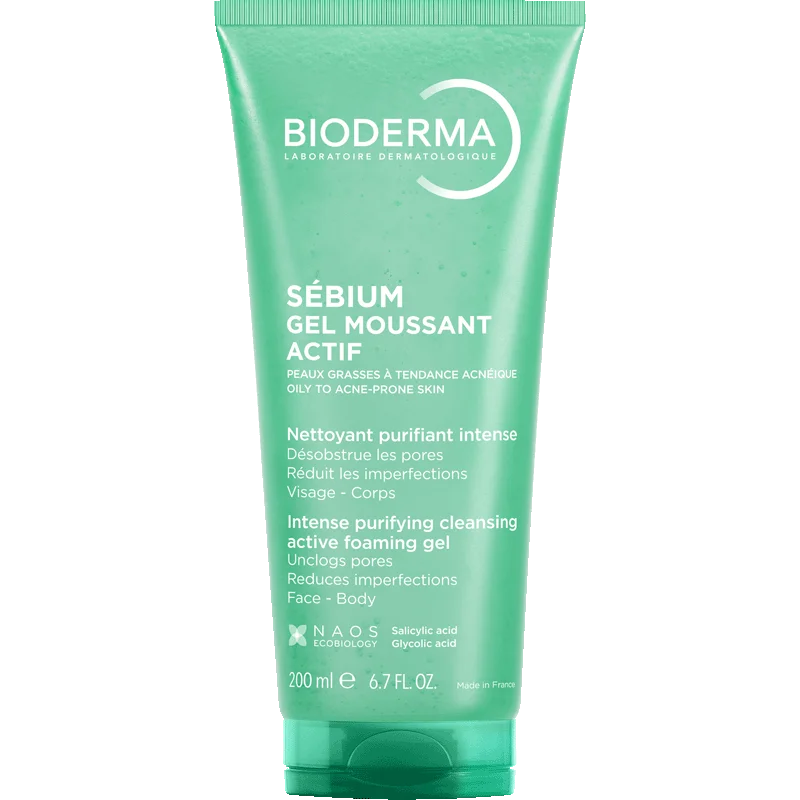 SEBIUM GEL MOUSSANT ACTIF TUBO 200 ml