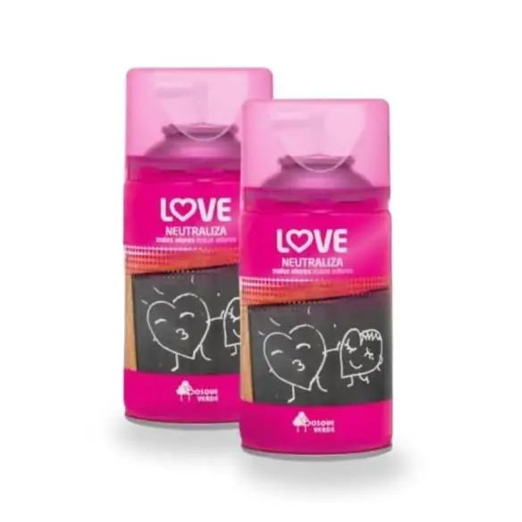BOSQUE VERDE Love Recambio ambientador automático Pack 2 x 250 ml