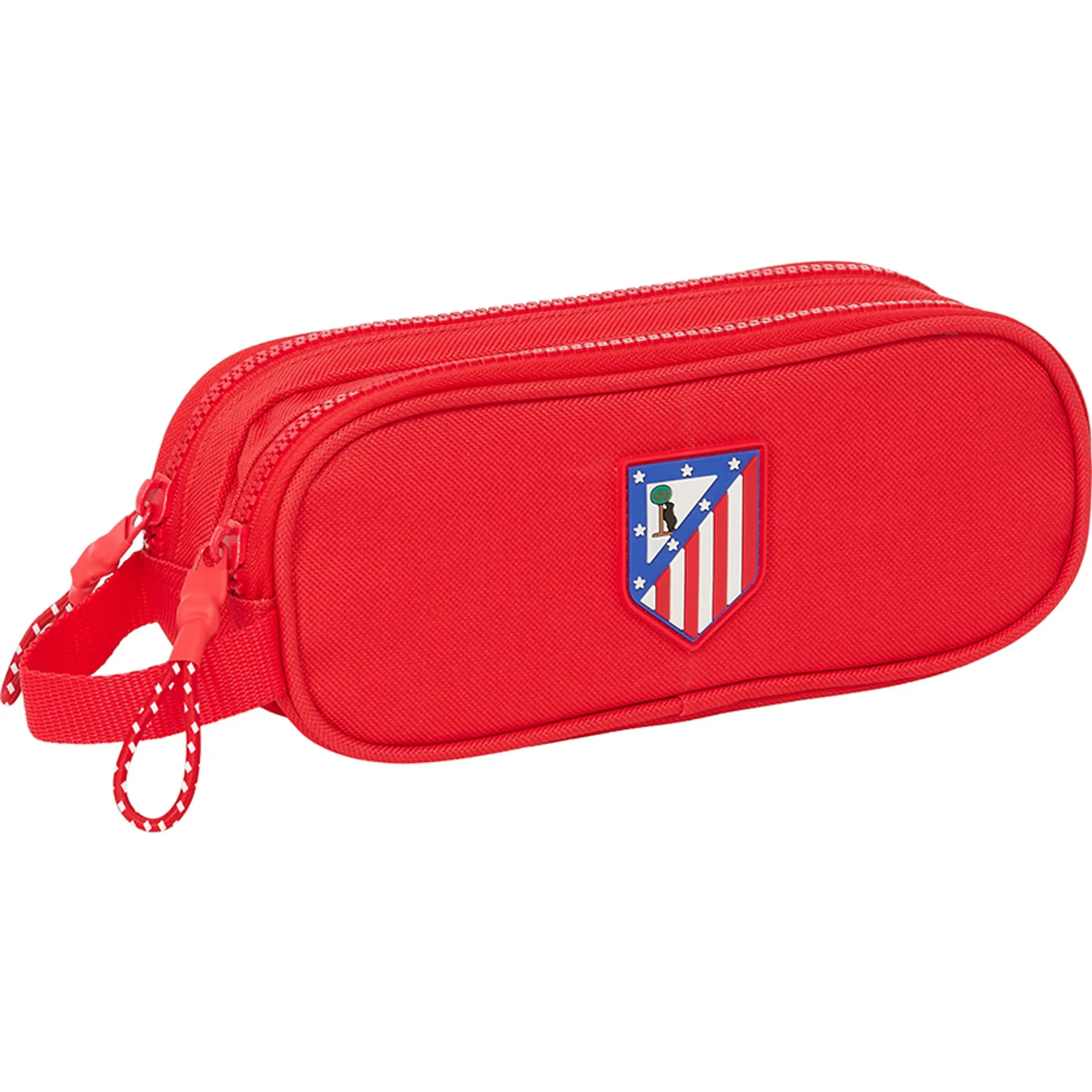 SAFTA  PORTATODO DOBLE ATCO. DE MADRID - Portatodo Licencia Oficial - Diseño Compacto - Ideal para Escuela y Oficina - Material Resistente - Cierre Seguro