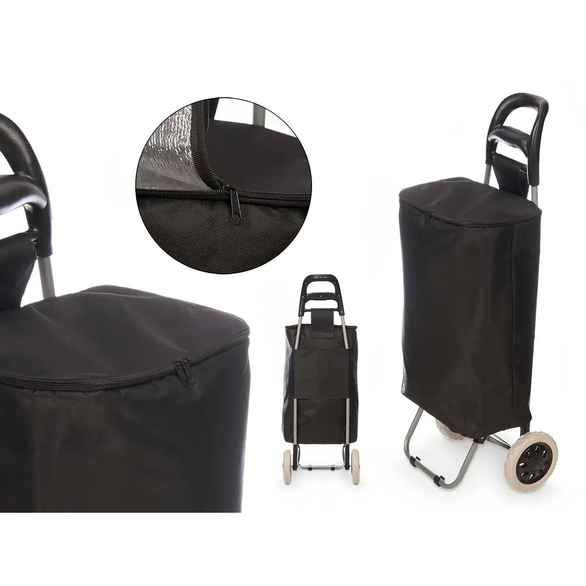 Carro compra termico 32l negro / Carrito de la compra / maxi carro
