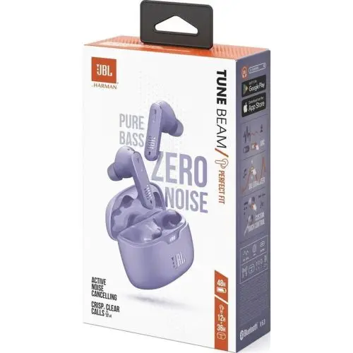 JBL Tune Beam Auriculares True Wireless Stereo (TWS) Intraaurales Llamadas/Música USB Tipo C Bluetooth Púrpura