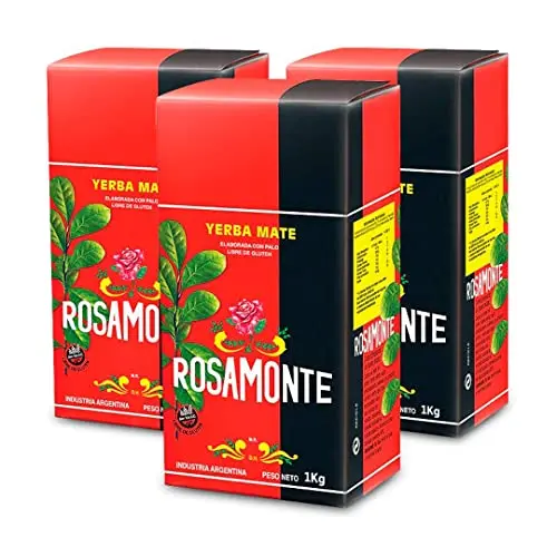 Rosamonte Pack de 3 Kilos de Yerba Mate - Qumir
