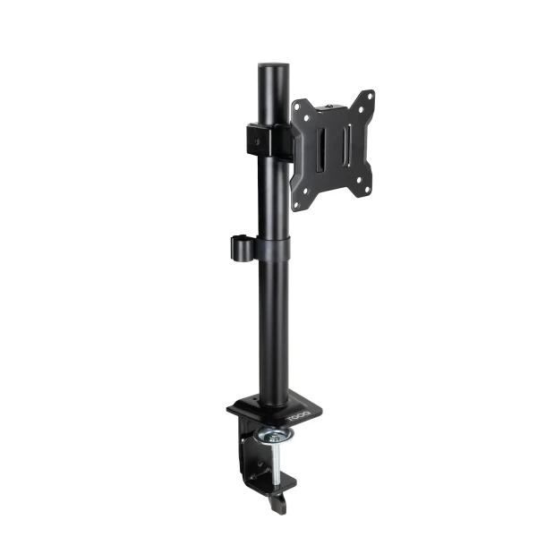 tooq db1130tn-b soporte de mesa para monitor de 17-32 - altura inclinacion rotacion y giro regulables - gestion de cables - peso max 10kg - vesa 100x100mm - color negro