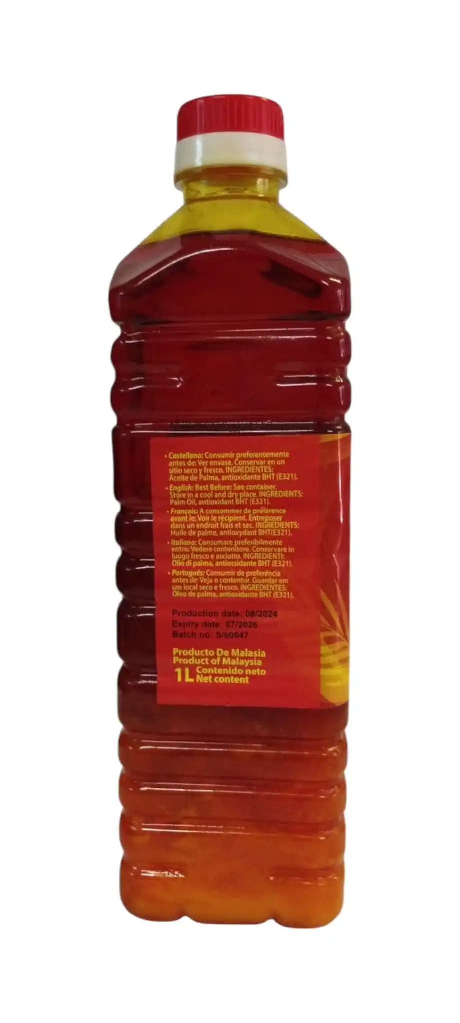 Palm oil - king africa - genuin palm oil - 1l