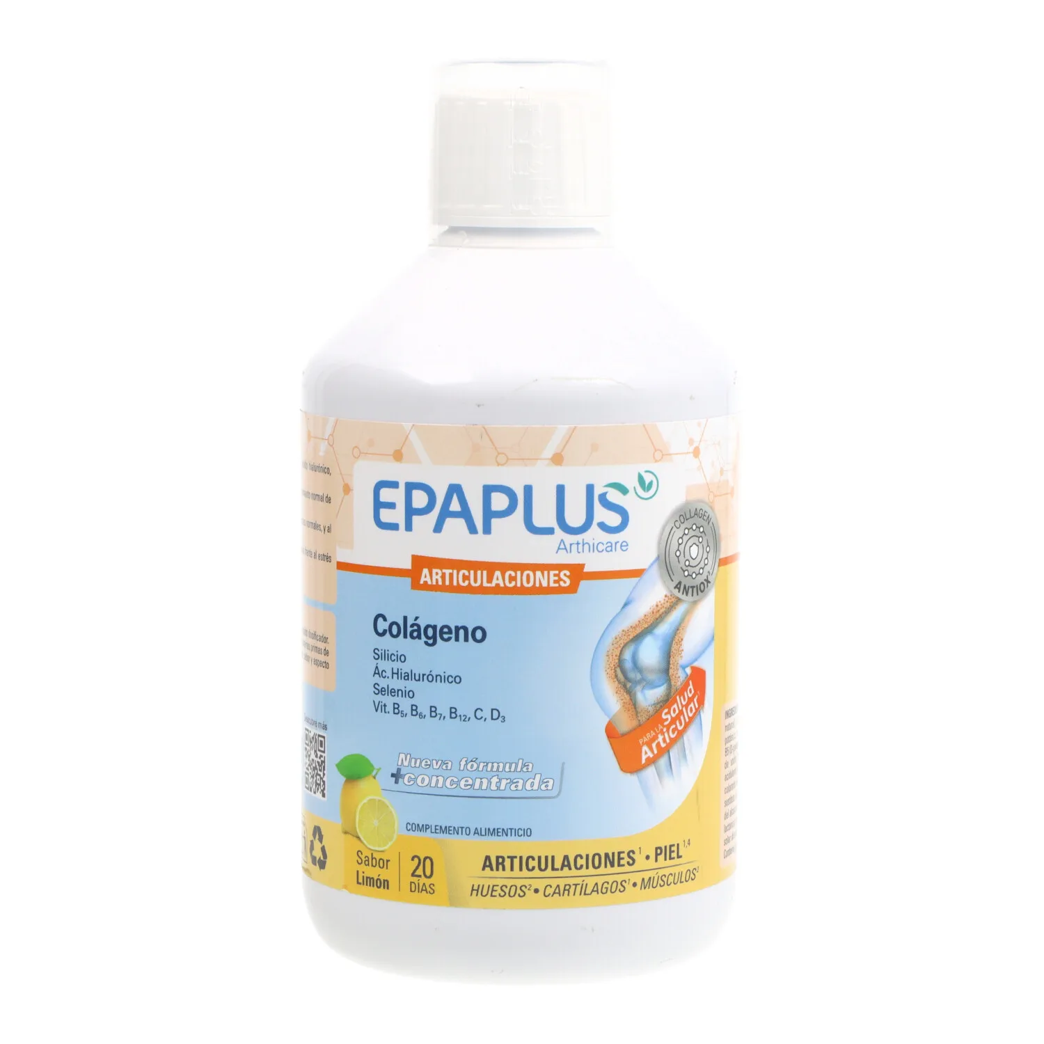 Epaplus Arthicare Colageno Antiox Liquido 500 ml Sabor Limon