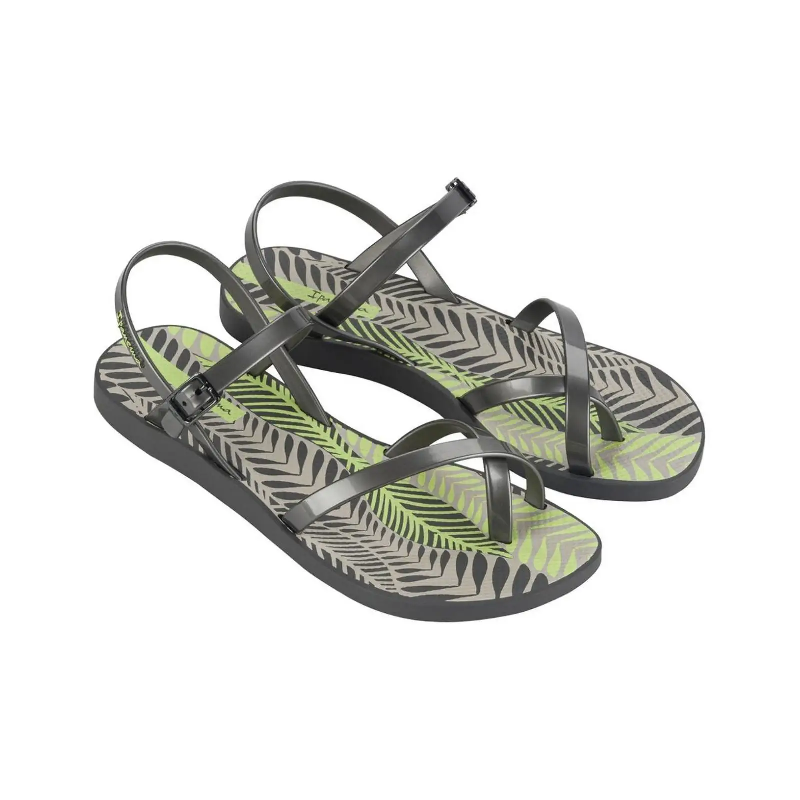 IPANEMA sandals woman Fashion Sand VIII Fem Grey Silver Green