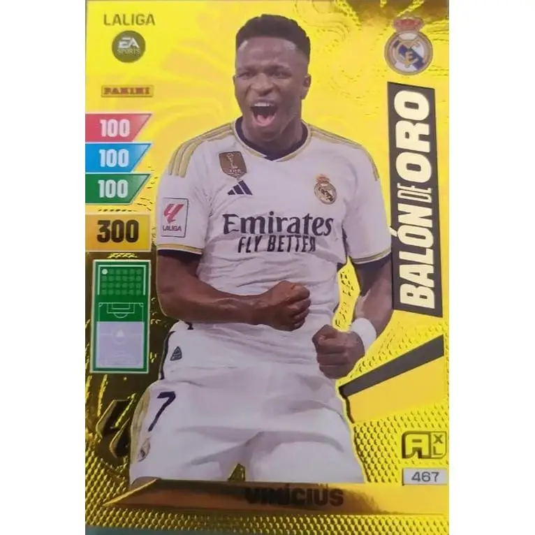 Vinicius - Real Madrid Gold Ballon ADRENALYN 2023 panini 2024