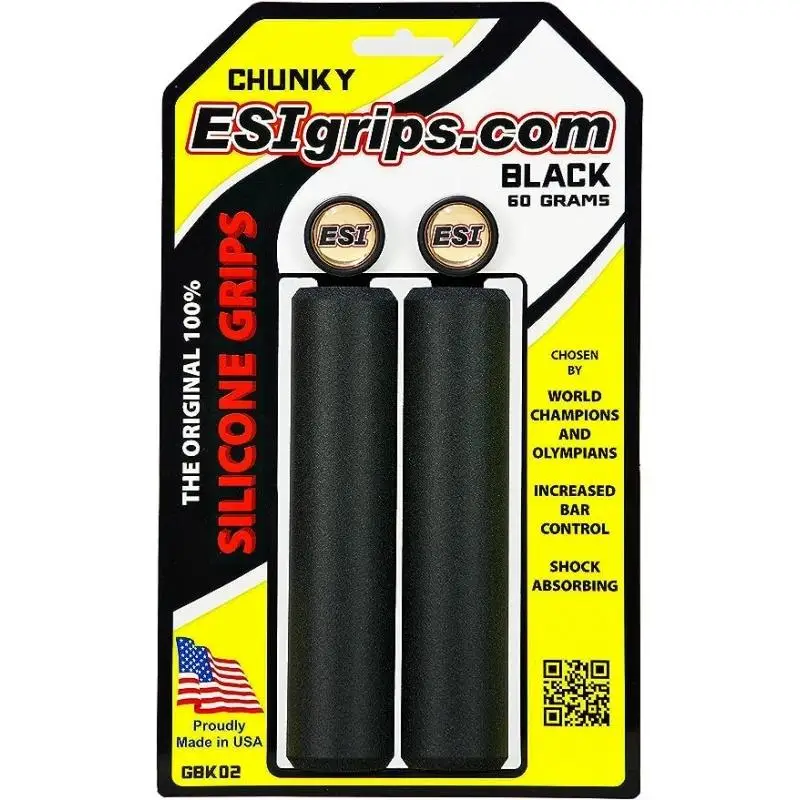 Esigrips Puños Chunky Negro Esigrips Puños Chunky Negro ESIGRIPS de ciclismo para bicicleta
