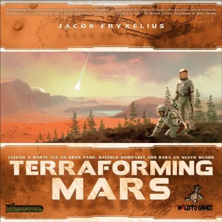 Cursed Games Terraforming Mars-board game in Spanish-terraformation on Mars