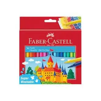 FABER ROTULADOR FABER CASTELL 36 COLORES CARTON ROTULADORES Y MARCADORES