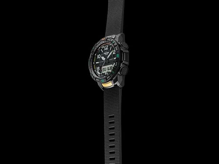 Casio pro-trek prt-b50-1jf jdm men's bluetooth mountaineering watch barometer altimeter