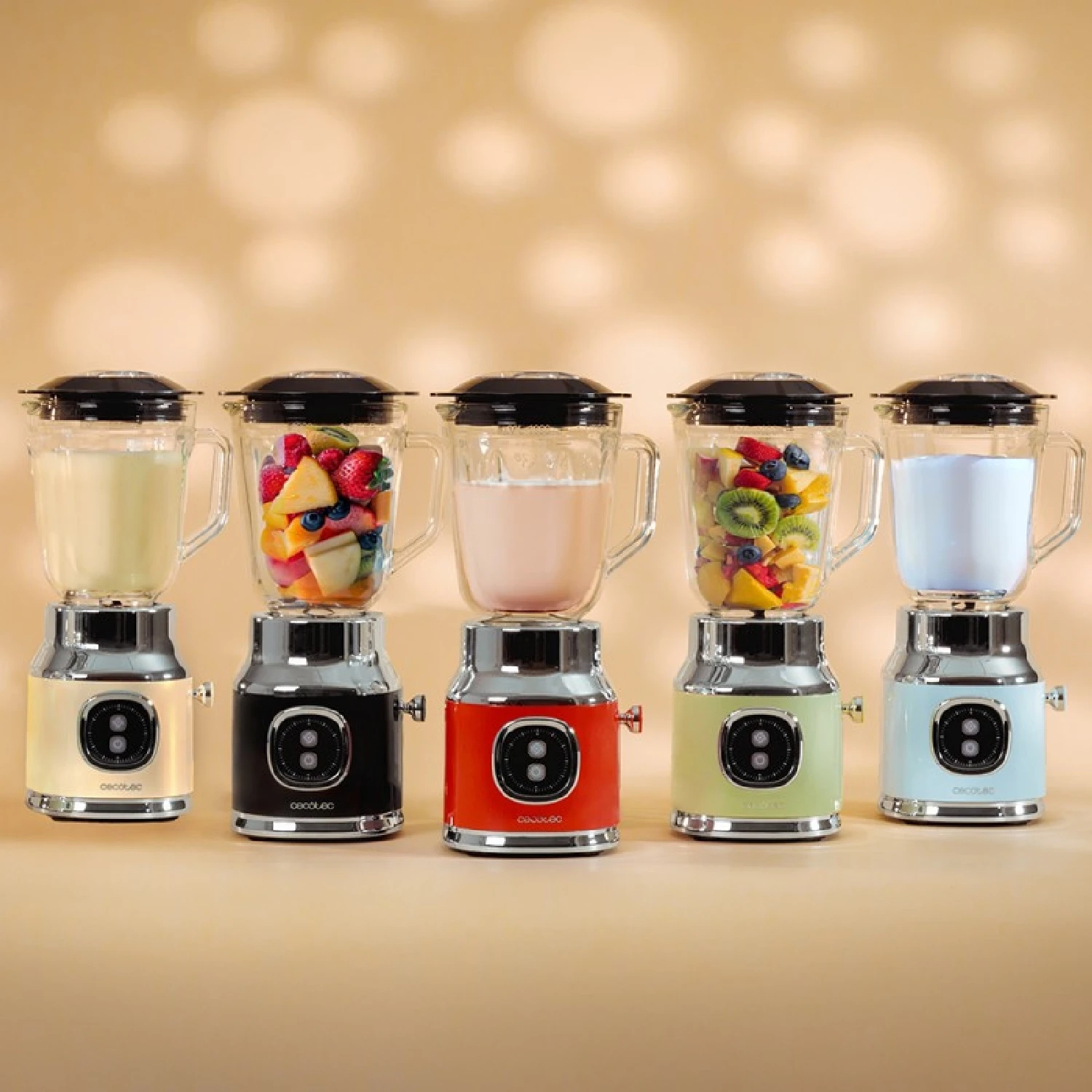 Cecotec glass blender RetroTwist Blue