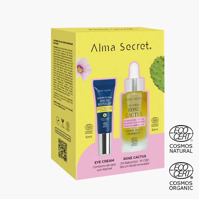 Alma Secret Pack Contorno de ojos Retinal 0.05% + Aceite Rose Cactus 30 ml