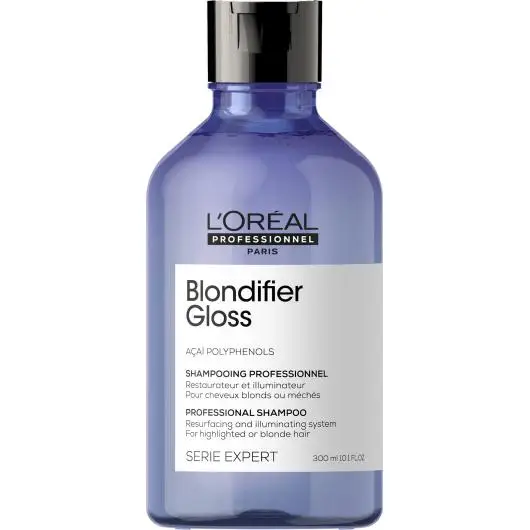 Champú Blondifier Gloss Iluminador y Neutralizante L`Oréal Serie Expert