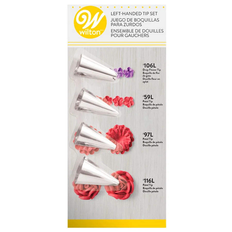 Glotomania SET BOQUILLAS PARA ZURDOS WILTON