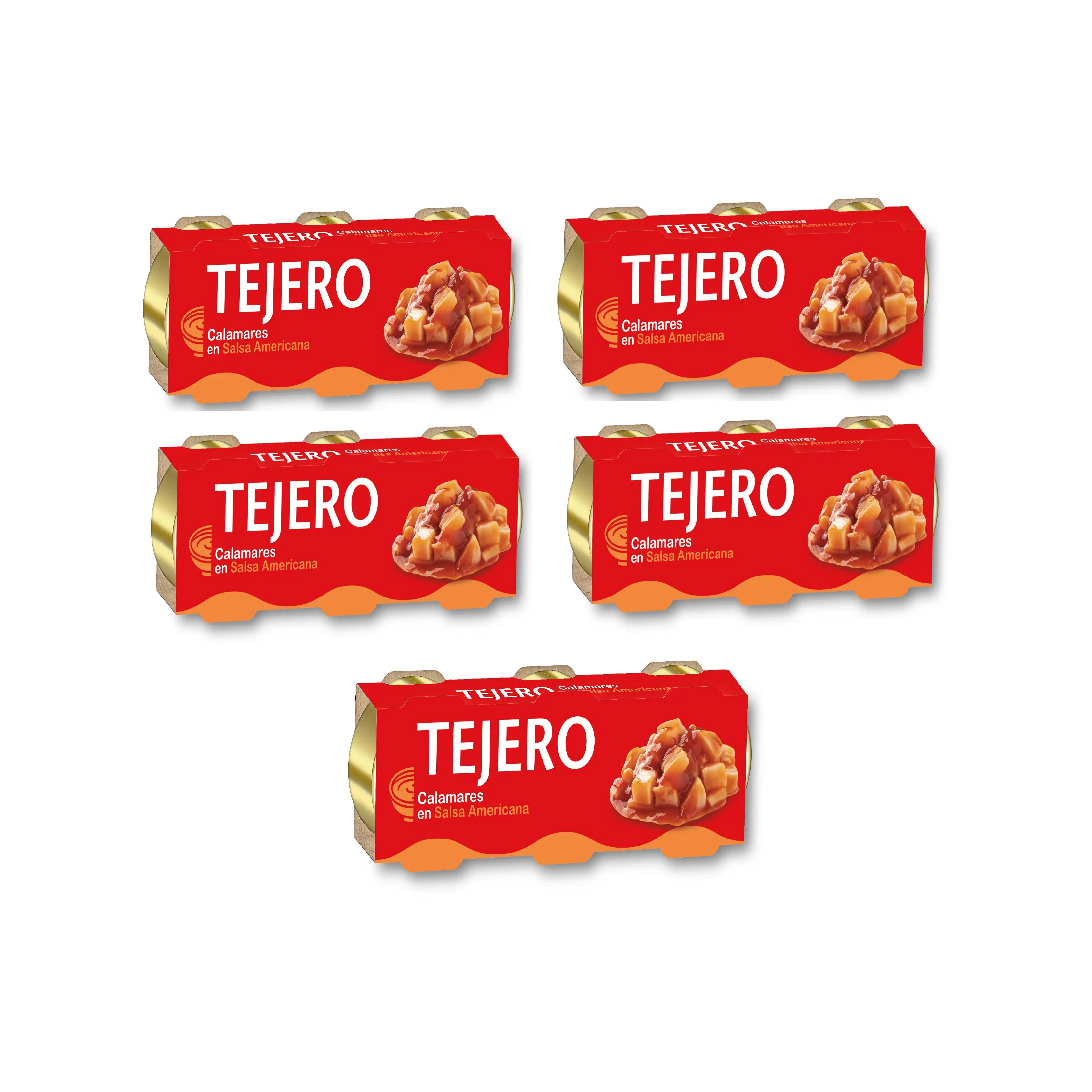 Calamares Salsa Americana TEJERO PACK 3x80gr. (240gr.)