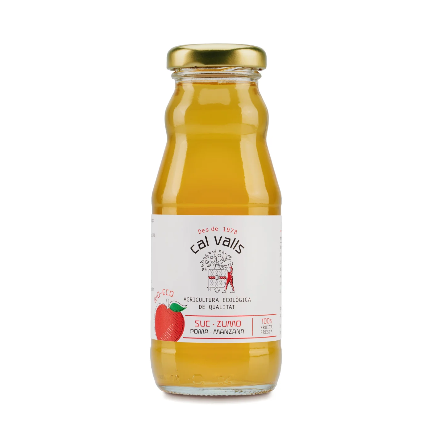 Juice Apple bio Cal Valls 200ml.