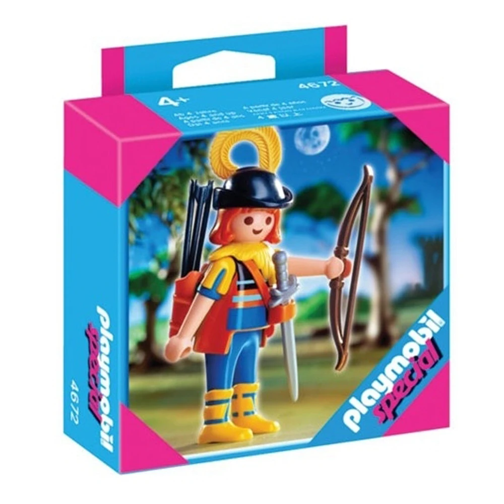 PLAYMOBIL   -    ARQUERO DEL BOSQUE,    4672, PRODUCTO CON LICENCIA OFICIAL, ENVIO 24-48 HORAS PENÍNSULA, PIEZAS, CLICKS, COLECCIONABLES,  JUGUETES, FIGURA, MUÑECO, FAMOBIL, 100% ORIGINAL