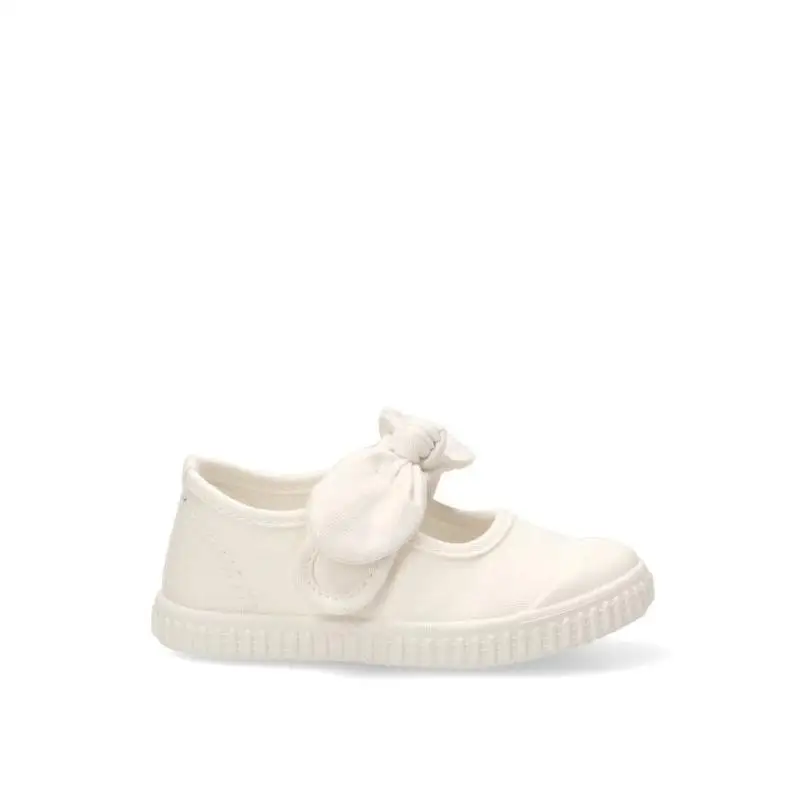 Bailarina Respetuoso/barefoot Luna Kids - Niña - Suela Plana - Modelo Rbs1689 - Color Blanco