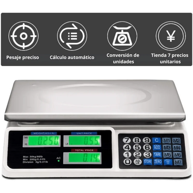 IPSDI Digital scale electronic Digital scale for trade weighing fruit 40KG balance NORMAL trade