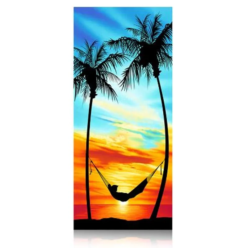 Toalla de Playa Microfibra 230g/m2, 100 x 180 cm, 70x150 cm, 80X160 cm