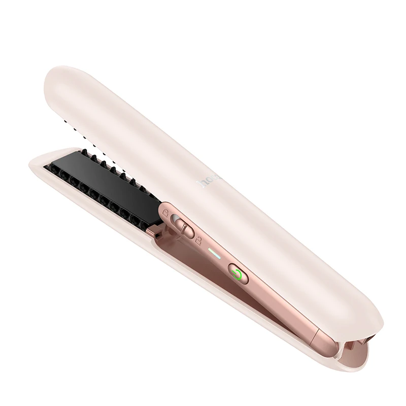 Hoco. HP46 Plancha de Pelo Inalámbrica Portátil | Batería 4000 mAh | Mini Plancha de Viaje