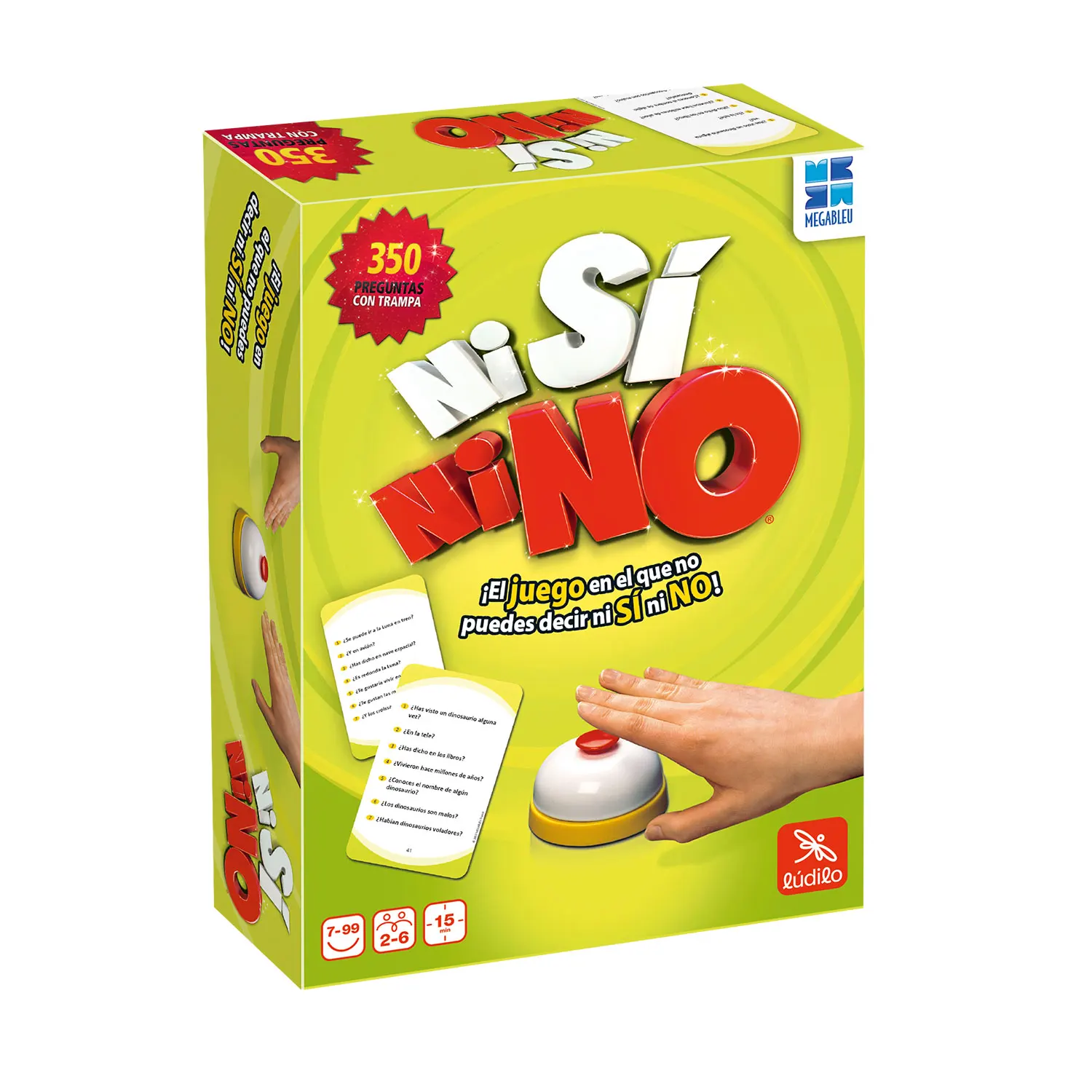 Ludilo - Juegos de Mesa Ni Si Ni No Compacto - Juego de Preguntas