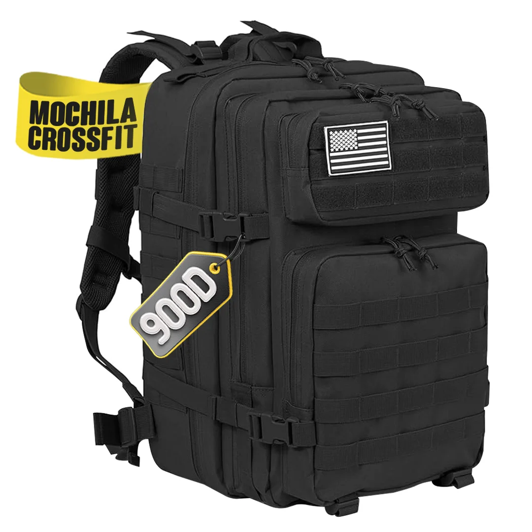 Netiners Mochila Crossfit Táctica Militar Resistente para Gimnasio con Soporte de Carga Pesada y Gran Capacidad Ideal para Montañismo y Senderismo